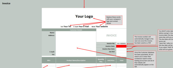 Auto Invoice & Database