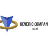Abstract 3D Arrow and Ring Logo